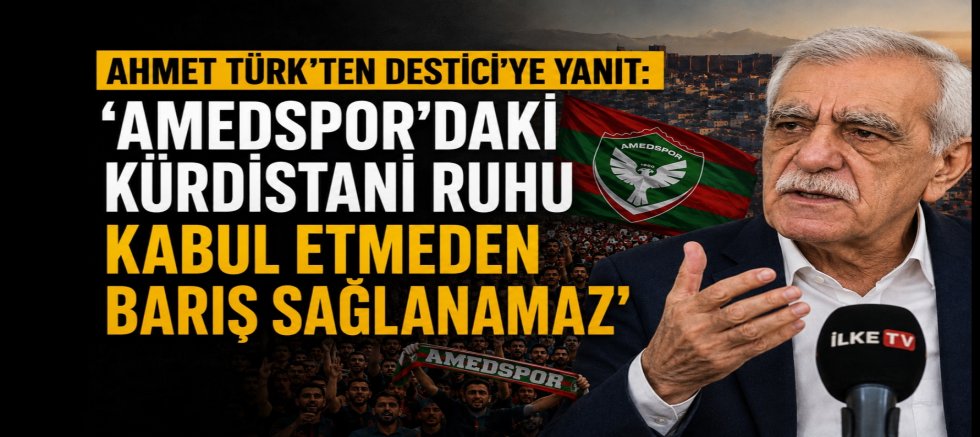 Ahmet Türk: “Amedspor’daki Kürdistani Ruhu Kabul Etmeden Barış Sağlanamaz” 
