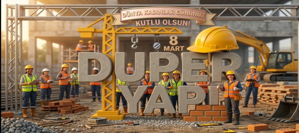 Duper Yapı’dan 8 Mart Mesajı: “Kadınların Emeği Geleceği İnşa Ediyor”