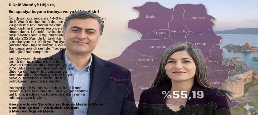 Van’da 31 Mart’ın Yıl Dönümünde “İrade” Vurgusu: “Kayyım Politikalarından Vazgeçilmeli”