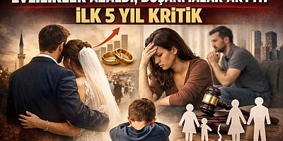 2025’te Evlilikler Azaldı, Boşanmalar Arttı: İlk 5 Yıl Kritik 