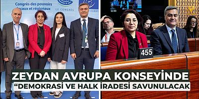 Abdullah Zeydan Avrupa Konseyi’nde: “Demokrasi ve halk iradesi savunulacak”