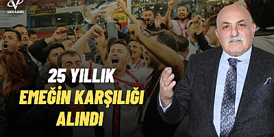 Fahrettin Çuyrak’tan Vanspor’un Şampiyonluğuna Kutlama: 