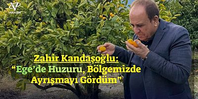 Zahir Kandaşoğlu: “Ege’de Huzuru, Kendi Bölgemizde İse Ayrışmayı Gördüm”