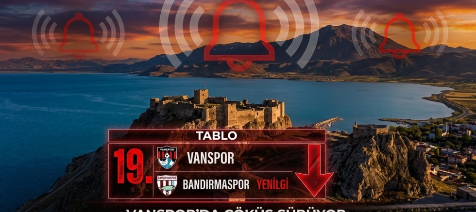 Vanspor’da Çöküş Sürüyor; Bandırmaspor Yenilgisi Yarayı Büyüttü 