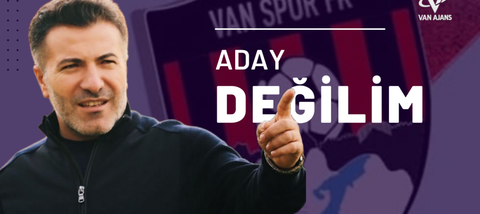 Vanspor FK Başkanı Erol Temel: “Aday değilim ama Van Spor’un yanındayım”